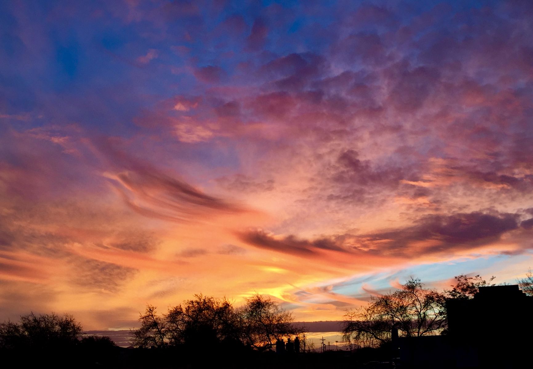 Evening sky